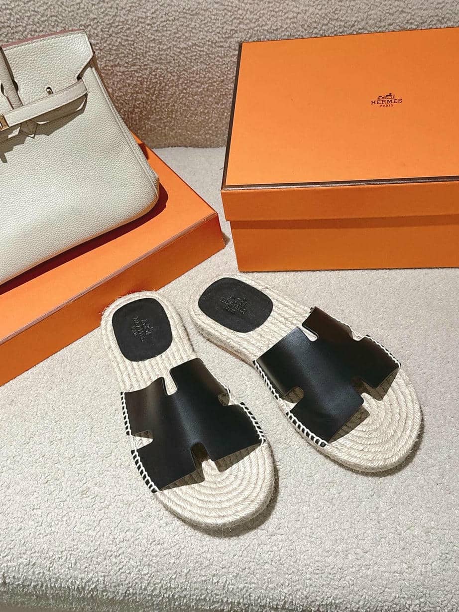 Hermes Man Straw Sandal-11